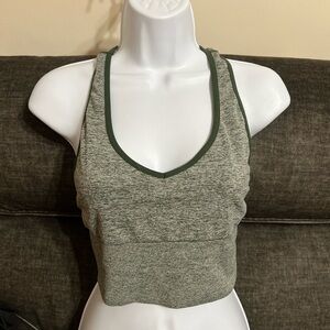Celebrity Pink Gray Crop Top